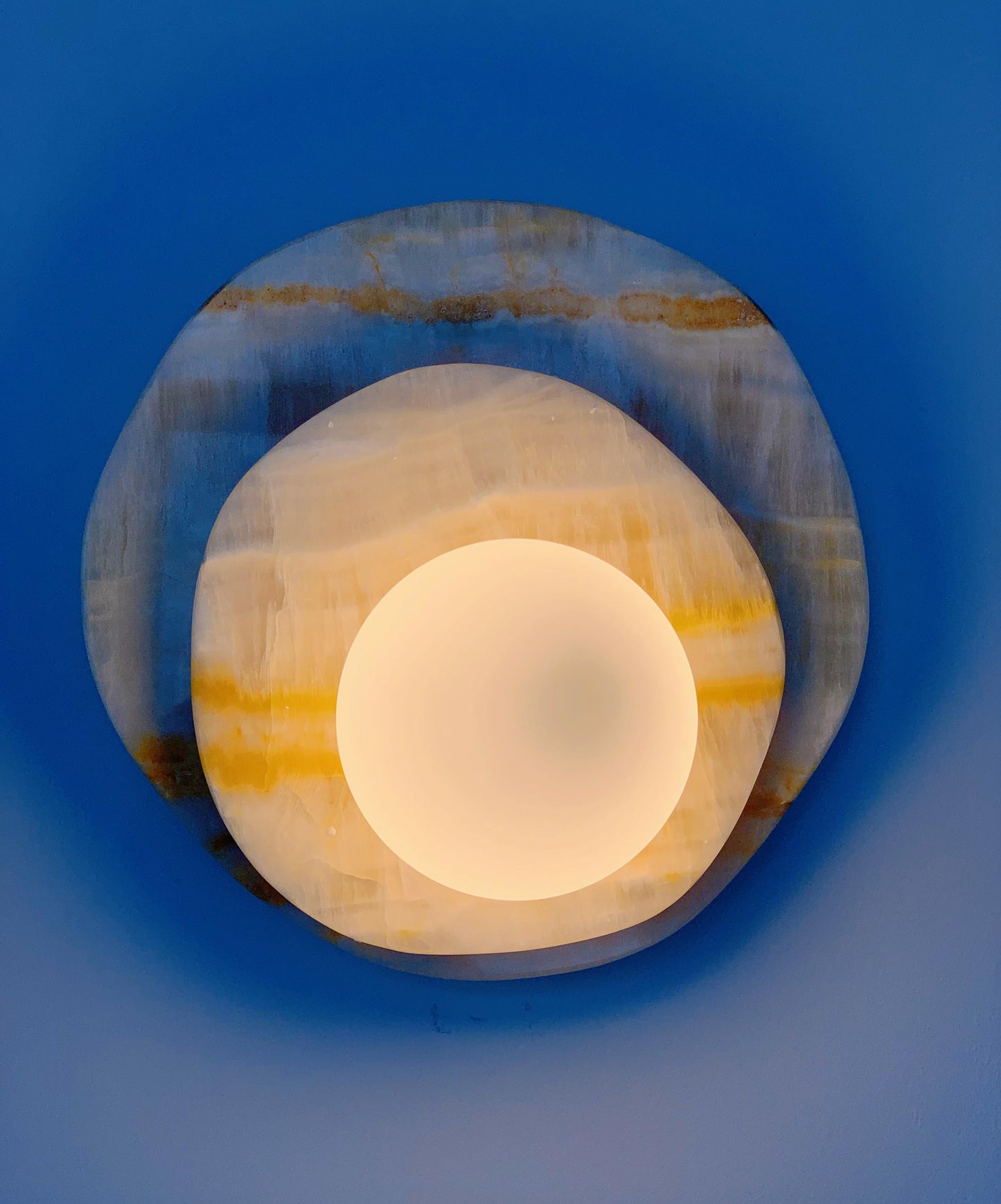 Orange Onyx Wall Sconce | Decorative Wall Light |Wall Sconces Modern