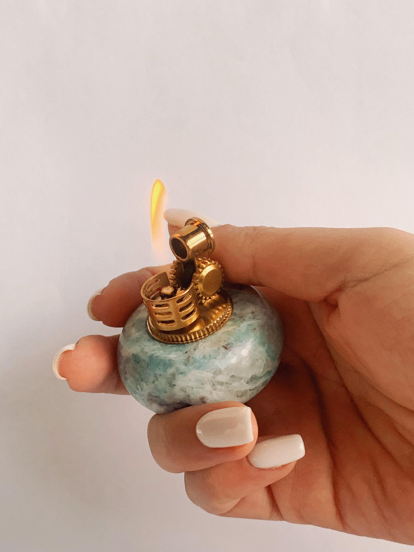 SPARK-Verder Amazonite Lighter | Special Kerosene Lighters | Perfect for Office & Gifts