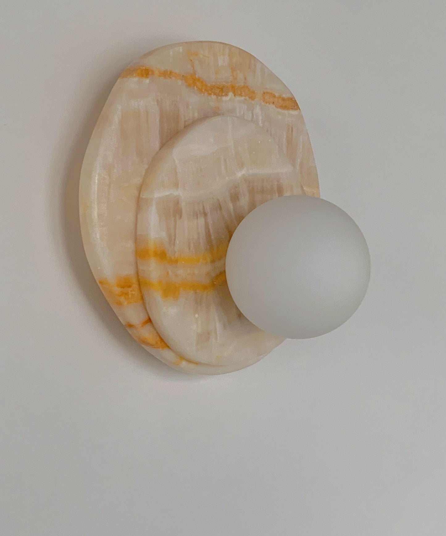 Orange Onyx  Wall Sconce | Decorative Wall Light |Wall Sconces Modern