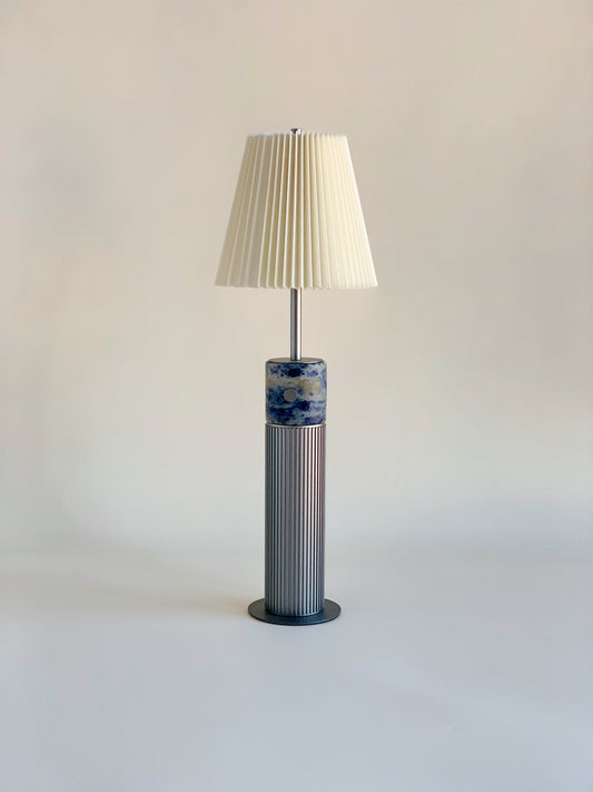 Table Lamps For Bedroom | Marble And Brass Table Lamp | Blue Table Lamp