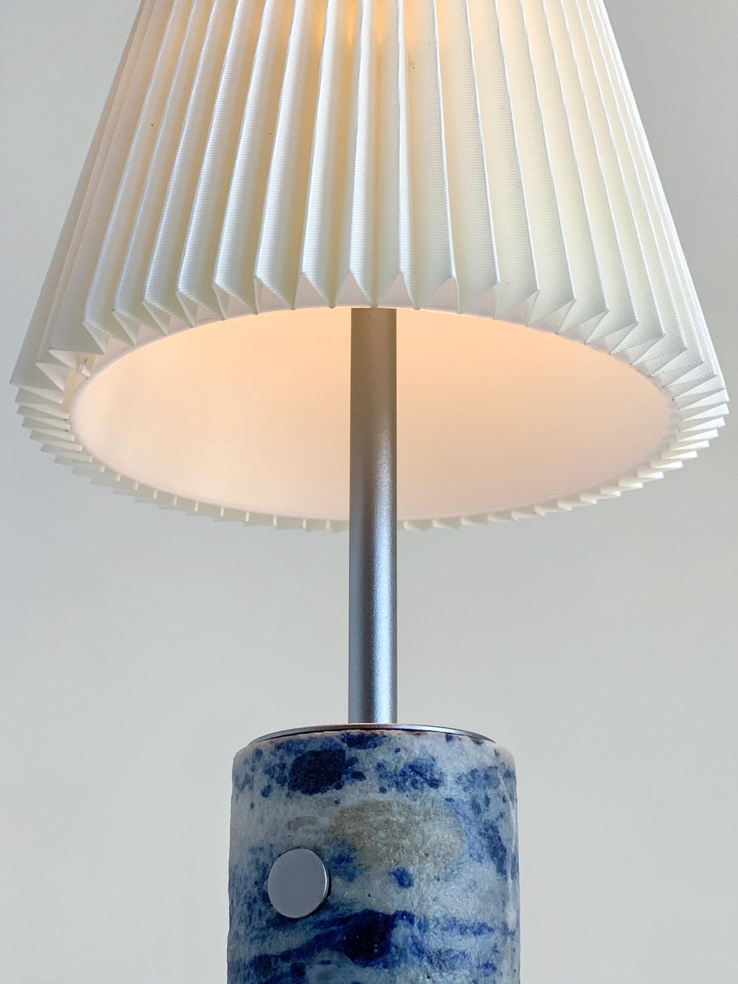 Table Lamps For Bedroom | Marble And Brass Table Lamp | Blue Table Lamp