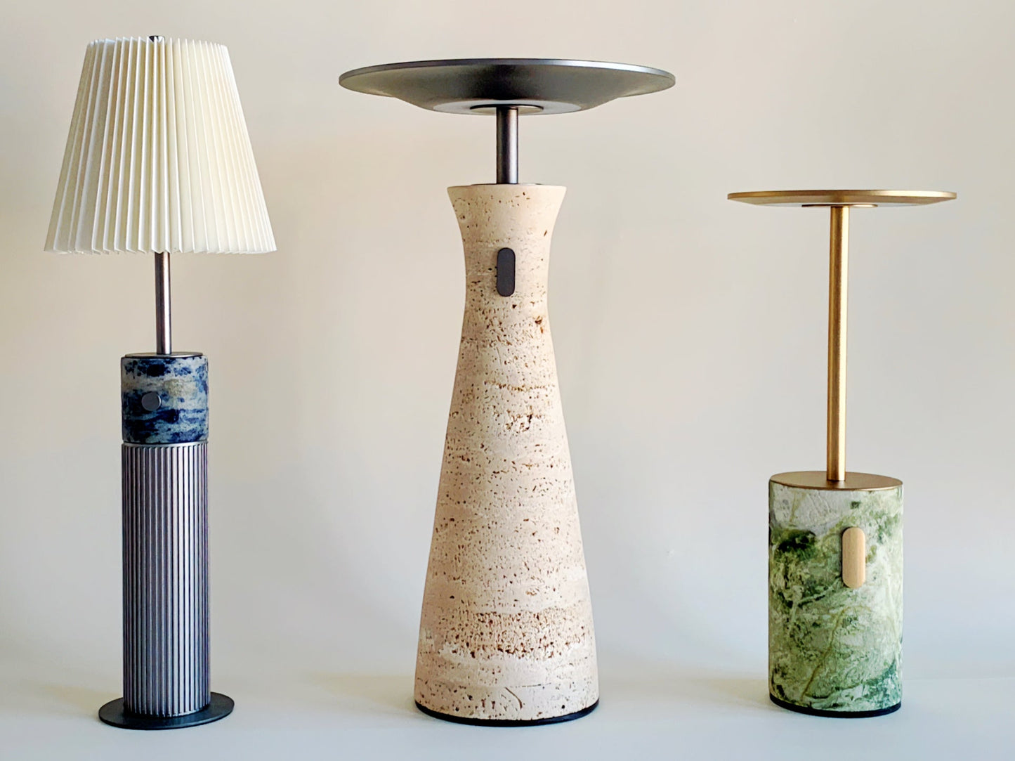 Table Lamps For Bedroom | Marble And Brass Table Lamp | Blue Table Lamp
